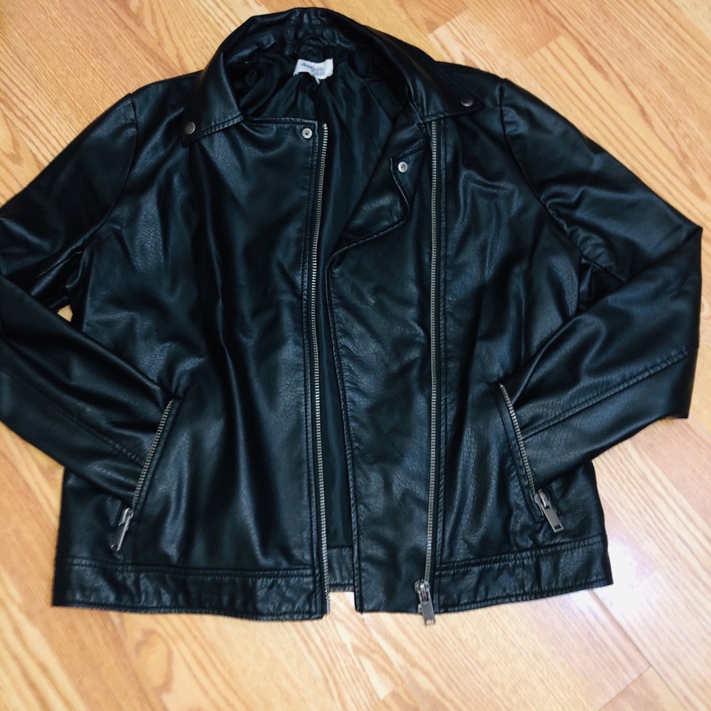 Charlotte russe faux leather jacket
